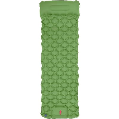 Foot Pedal Nouveau matelas gonflable en Tpu à diamant unique, tapis de couchage pour tente extérieure, Camping, ultraléger, Portable, pentagramme, coussin résistant à l'humidité 190*60*5cm