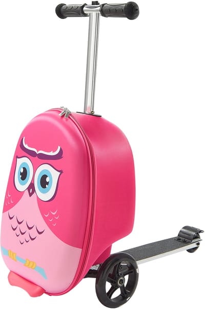 Scooterkoffer voor Kinderen, 20l Inhoud, Roze, Draagvermogen tot 50 Kg