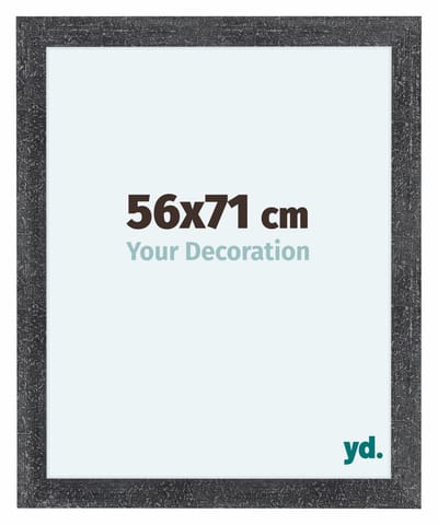 Your Decoration - Fotolijst 56x71 cm - MDF - Grijs Geveegd - Como