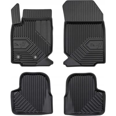 Frogum No.77 Rubberen Automatten - Jeep Avenger (vanaf 2023) - Brandstofversie - TPE - Zwart - Hoge rand 4cm