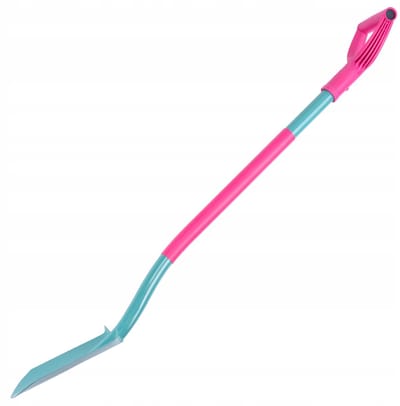 KADAX Tuinspade voor dames, spade met scherp uiteinde, tuinschep van metaal en kunststof, schep met D-greep voor vrouwen, tuinspade