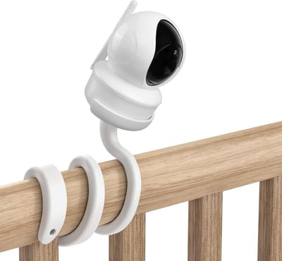 Babycamera Houder - Flexibele Beugel - Babykamer Toezicht - Universele Pasvorm - 42 cm - Wit