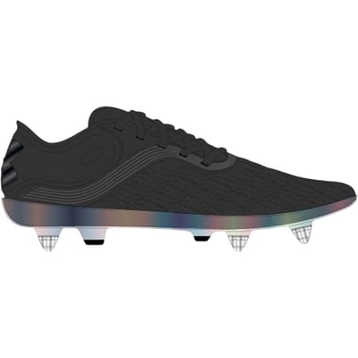 Under Armour Elite hybride voetbalschoenen voor heren, voor harde ondergrond (Zwart)