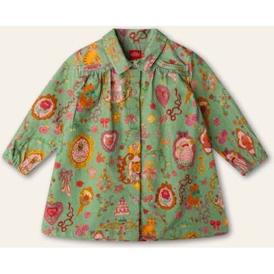 Oilily Daloulou Jurk- maat116/6yr Mistletoe
