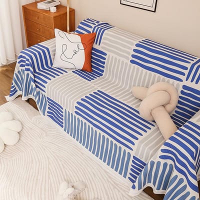Noordse Kwast Sofa Plaid Dekens Outdoor Camping Picknick Grote Sofa Hoes Vrije Tijd Ontspanning Strandlaken Volledig Vier Seizoenen Reiskleed 90x180cm 1pcs