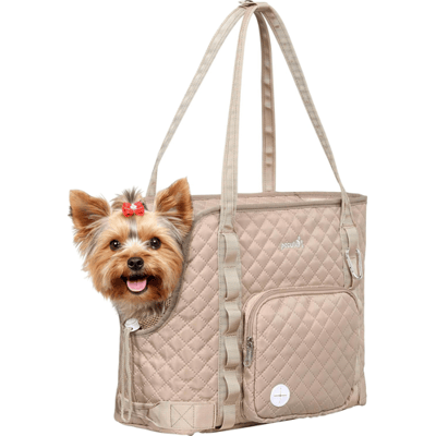 Pecute Hondentas, Hondendrager met Zakken voor Kleine Honden, Geschikt voor Honden van 2,5 kg tot 5 kg, Kat en Puppy Shopper, Uitstapjes, Reizen,