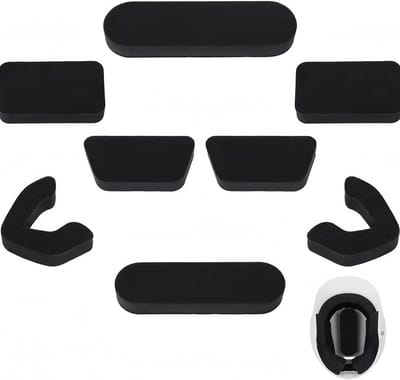 Helm Kussens - Vervangende Pads - Comfort Verbeteren - Universele Pasvorm - 2 cm Dik - Zwart