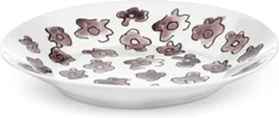 Serax Marni Midnight Flowers Dark Viola diep bord / schaal D26cm H3.8cm roze