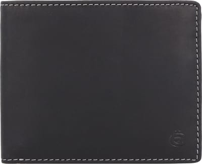Esquire Dallas Portemonnee RFID-bescherming Leer 12 cm - Jongens - Horizontaal - schwarz