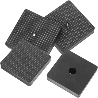 4stuks Rubber Antivibratie Matten Voor Wasmachine Effectieve Geluidsdemping Schokabsorptie Geschikt Voor Huishoudelijke Apparaten Machines