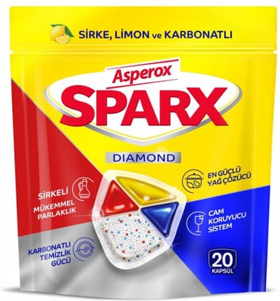 VOORDEEL ASPEROX SPARX VAATWASTABLETTEN CAPSULE 20 STUKS * 270 GR
