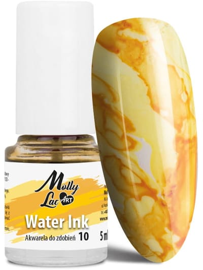 MollyLac ART Serie - Water Ink Nagelversiering - Natuurlijke Pigmentatie - Fantasie Ontwerpen - Hoge Efficiëntie