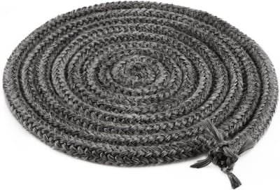 Allecto Plus - Afdichtingskoord van glasvezel 8 mm x 2 m - Rookoven en kachel afdichting