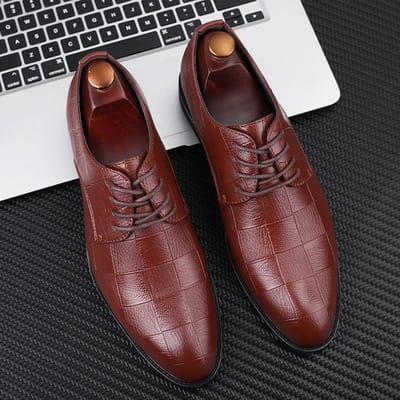 Leren Schoenen Heren Zakelijke Formele Schoenen Grote Maat Casual Schoenen Alles-passend Puntige Neus Bruiloftsschoenen 48