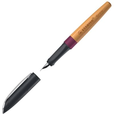 STABILO Grow - Klimaatneutrale* Luxe Vulpen - Pruimen Rood/Kersenhout