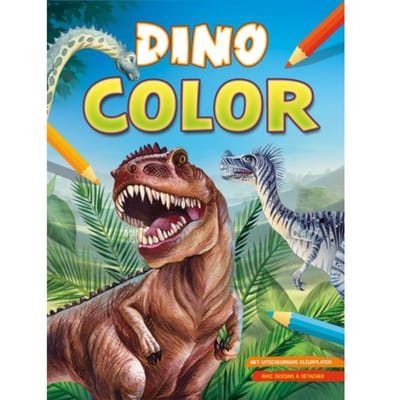 Dino Color Kleurblok / Dino Color Bloc De Coloriage - ZNU