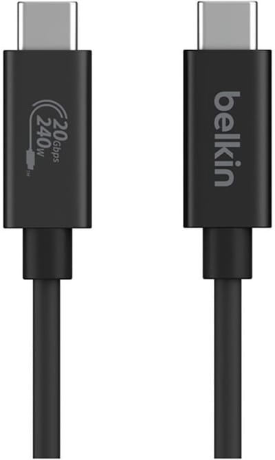 USB-C Data- en Oplaadkabel - USB-C Belkin Connect, 240W, 2m, Zwart INZ004bt2MBK