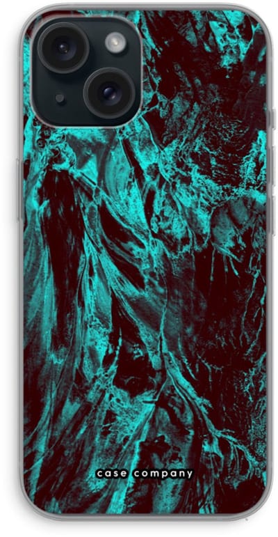 Case Company® - Hoesje geschikt voor iPhone 15 hoesje - Ice Age - Soft Cover Telefoonhoesje - Bescherming aan alle Kanten en Schermrand