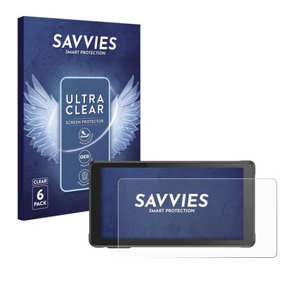 Savvies - Screenprotector voor Interphone RideSync - Folie Beschermfolie transparant 6 Stuks
