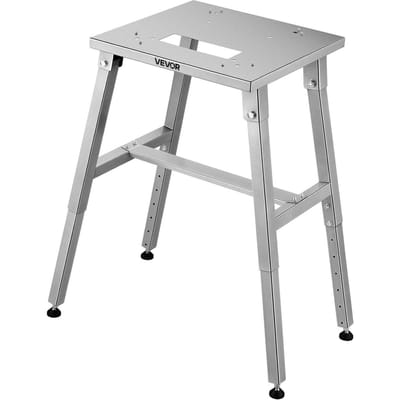 Support de Scie à Ruban Électrique pour Viande, Support au Sol avec Hauteur Réglable, Cadre Stable en Forme de H, Patins Antidérapants, pour Notre Scie à Os, Compatible avec