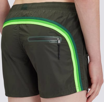 SUNDEK MEMORY STRETCH WAIST SWIM TRUNKS Pine-L