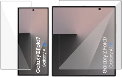 TechNow Screenprotector geschikt voor Samsung Galaxy Z Fold 7 Screenprotector - Rounded - Proteqt+