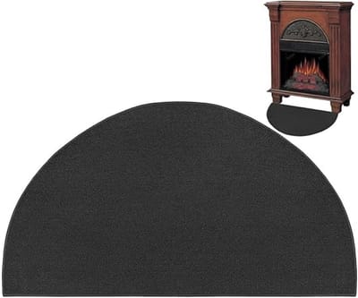 Haard tapijt - Vuurvaste mat voor open haard - Antislip bescherming mat - Vuurvaste mat - Kachel accessoires - 102 x 50cm - Houtkachel - haard- Binnen - Accesoires - Brandwerende open haard