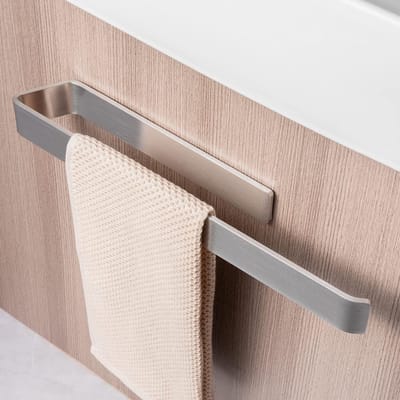 Zelfklevende Handdoekhouder zonder Boren - RVS Handdoekrek voor Badkamer - 40 cm Towel Rack, Badaccessoire en Handdoekhaak