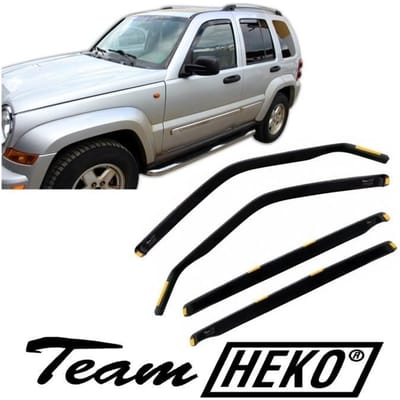 J&J AUTOMOTIVE | Heko Deflecteurs d'air Déflecteurs de Vent Pour Jeep Cherokee Kj 2001-2008