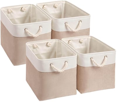 Dailygoods- Opbergdoos 33 x 33 x 33 cm - Stoffen Opbergmand - Opbergdoos voor Kleding - Opbergdoos voor Speelgoed - Opbergdoos voor Kallax - Geschikt voor Diverse Opslag