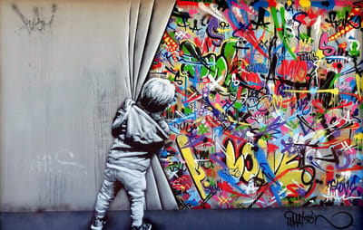 Urban Art Collection-Concrete Statement- Kristal Helder Galerie kwaliteit Plexiglas 5mm.- Blind Aluminium Ophang-frame- Fotokunst- luxe wanddecoratie- Akoestisch en UV Werend- inclusief verzending