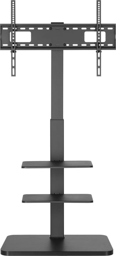 VDD Gaming - TV standaard met plateau - Tv voet universeel - Tv standaard voet - Tv statief - Tv voet standaard - Tv vloerstandaard - Tv beugel - Monitor standaard - Televisie standaard - Draaibaar & In hoogte instelbaar - Voor 37 tot 75 inch