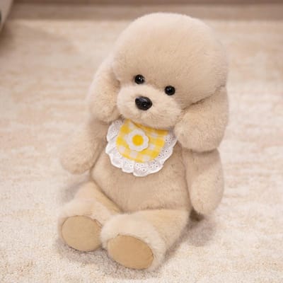 Schattige Simulatie Huisdier Hond Teddybeer Pluche Speelgoed Kawaii Poedel Pluche Knuffels Zachte Pop Lieve Slaapmaatje Woondecoratie 30cm