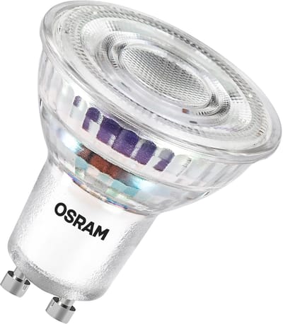 OSRAM LED reflectorlamp PAR16 GU10 2700K warm wit, 36° stralingshoek, 360lm, 50000u levensduur, IP20, direct heldere, gerichte spotverlichting