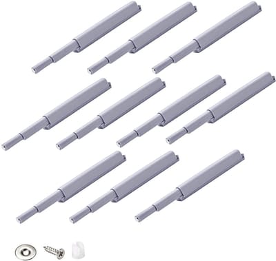 Dailygoods- Push-pull-systeem 10 Stuks - Magneetsluiting - Deurbeveiliging - Eenvoudig openen/sluiten - Drukknopfunctie - Geschikt voor deuren - Deursluiting