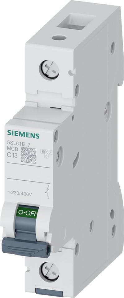 Zekeringautomaat 1-polig 13 A 230 V, 400 V Siemens 5SL61137