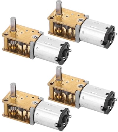 Mini Reductiemotor - Micro Motor Wormwielkast - Elektronische Slot Automatisering - Hoge Temperatuur Verfcoating - 30 RPM 3 Volt - Metaal