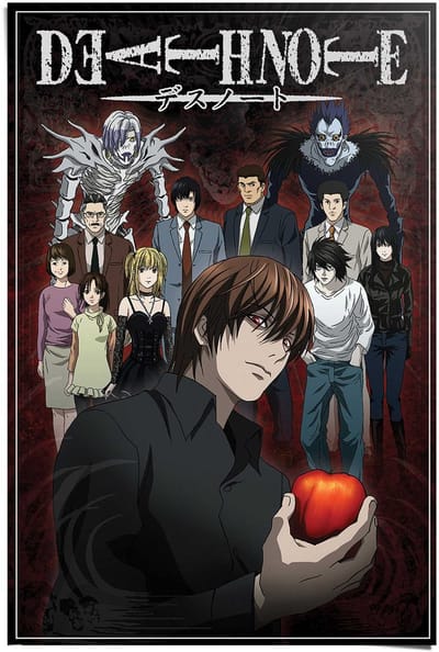 Poster Death Note - 91,5 x 61 - Papier - REINDERS