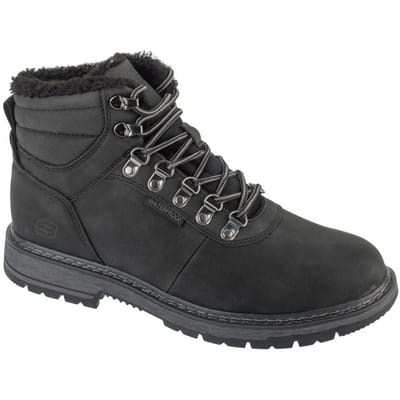 Skechers Heren CORADO Boot Gevoerd Waterafstotend 205623/BLK Zwart