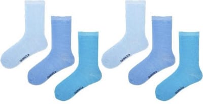 6 Paar Kindersokken - Jongens - Blauw - Maat 27-30