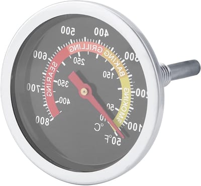 Digitale Grill Thermometer voor Barbecue en Oven, RVS, Temperatuurmeting van 50 tot 800 °F, Ideaal voor Koken en Roken