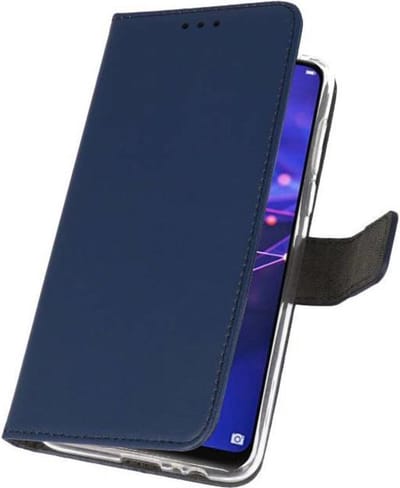 Booktype Telefoonhoesjes - Bookcase Hoesje - Wallet Case - Geschikt voor Huawei Mate 20 - Navy