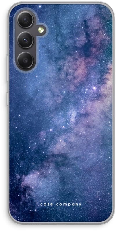 Case Company® - Hoesje geschikt voor Samsung Galaxy A34 hoesje - Nebula - Soft Cover Telefoonhoesje - Bescherming aan alle Kanten en Schermrand