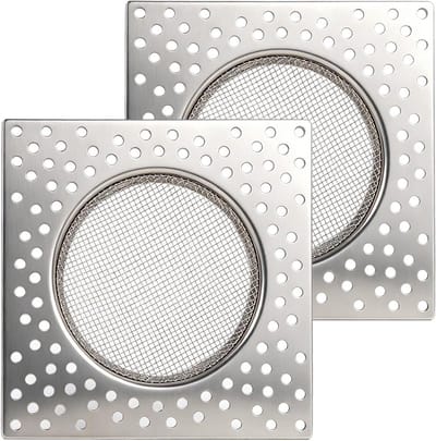 Afvoerzeef Douche - Haarzeef Spoelbak - Verstopping Voorkomen - Roestvrij Staal - 79 cm Diameter - Zilver
