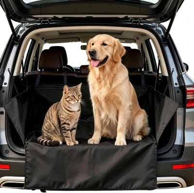 Honden Achterbakbeschermhoes - Auto Huisdier Mat - Reizen en Vervoer - Antislip Waterdicht - Universele Pasvorm - Zwart