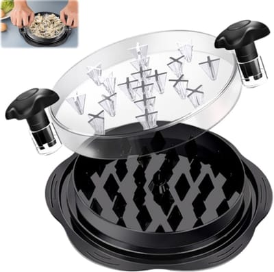 Kipfiletsnijder - vleesmolen - vleessnijder - handmatige vleesmolen - keukengereedschap - vleessnijder - geschikt voor thuiskeukens en restaurants - zwart - 25*8 cm