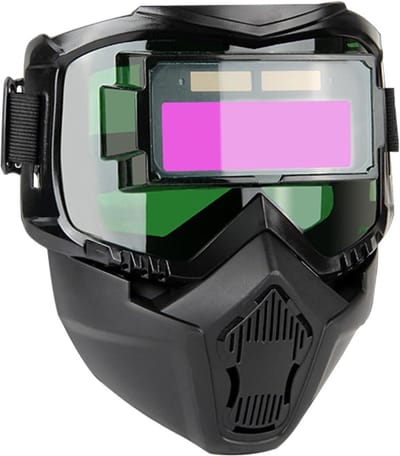 Lasmasker - Automatisch helm - Metaalbewerking - Automatische dimtechnologie - 29 x 16 x 15 cm - Standaard