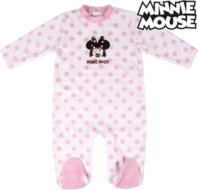 Disney Baby Minnie Mouse Boxpak - Velours - Wit/Roze - Maat 62 (3 maanden)