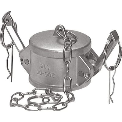 Camlock DN 140 (6'') Koppeling RvsEnd Cap Type DC MIL-C-27487