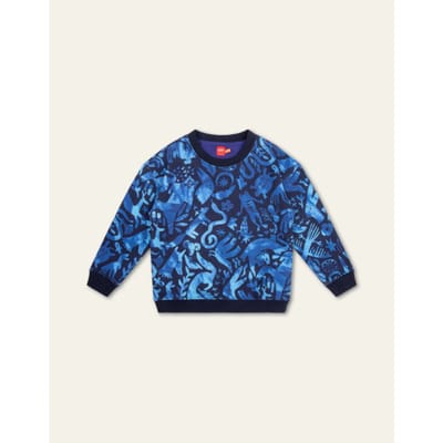 Oilily Harper Sweater- maat110/5yr Porcelain Blauw